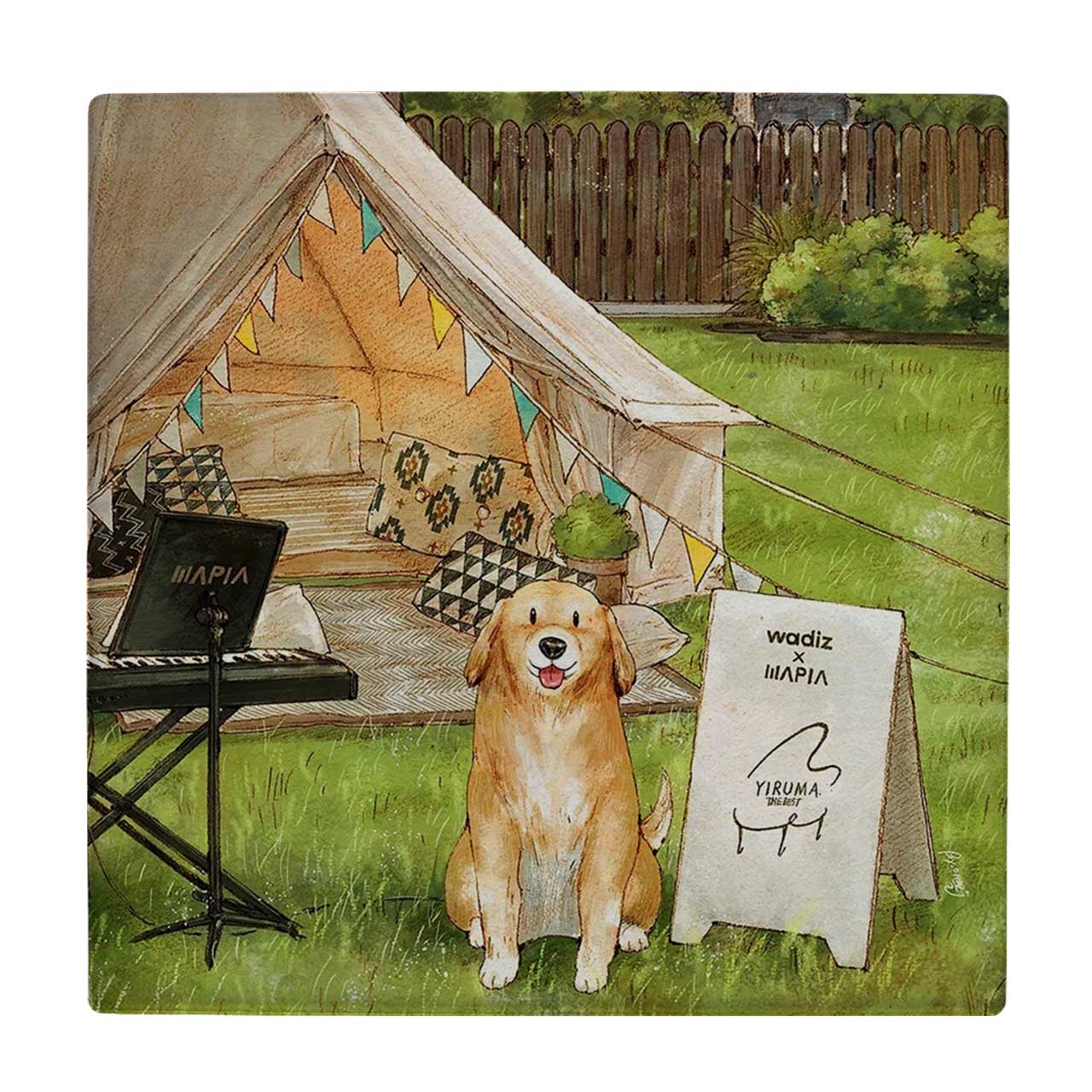 کاشی کارنیلا مدل نقاشی سگ کد wkk5046