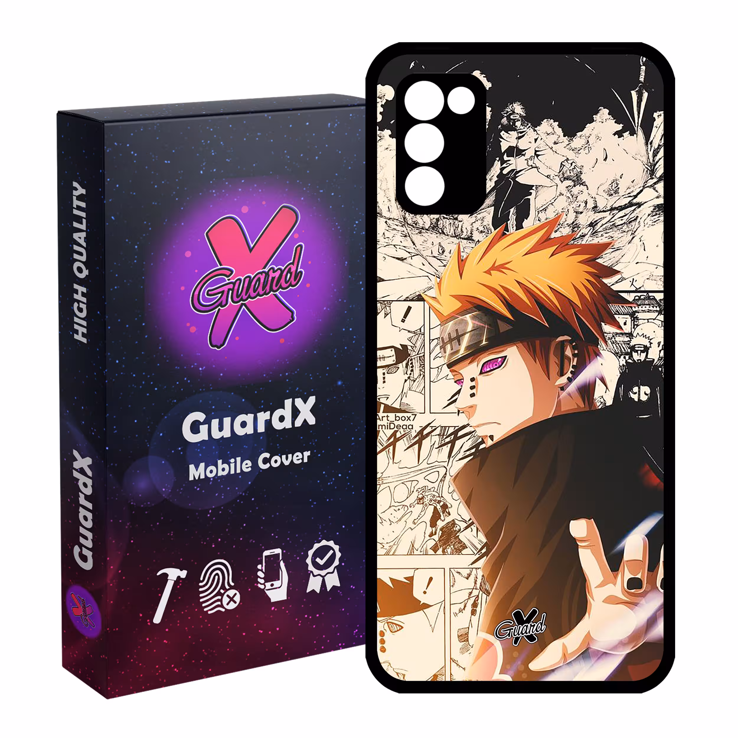 کاور گارد ایکس طرح Anime مدل Glass10378 مناسب برای گوشی موبایل سامسونگ Galaxy A02s