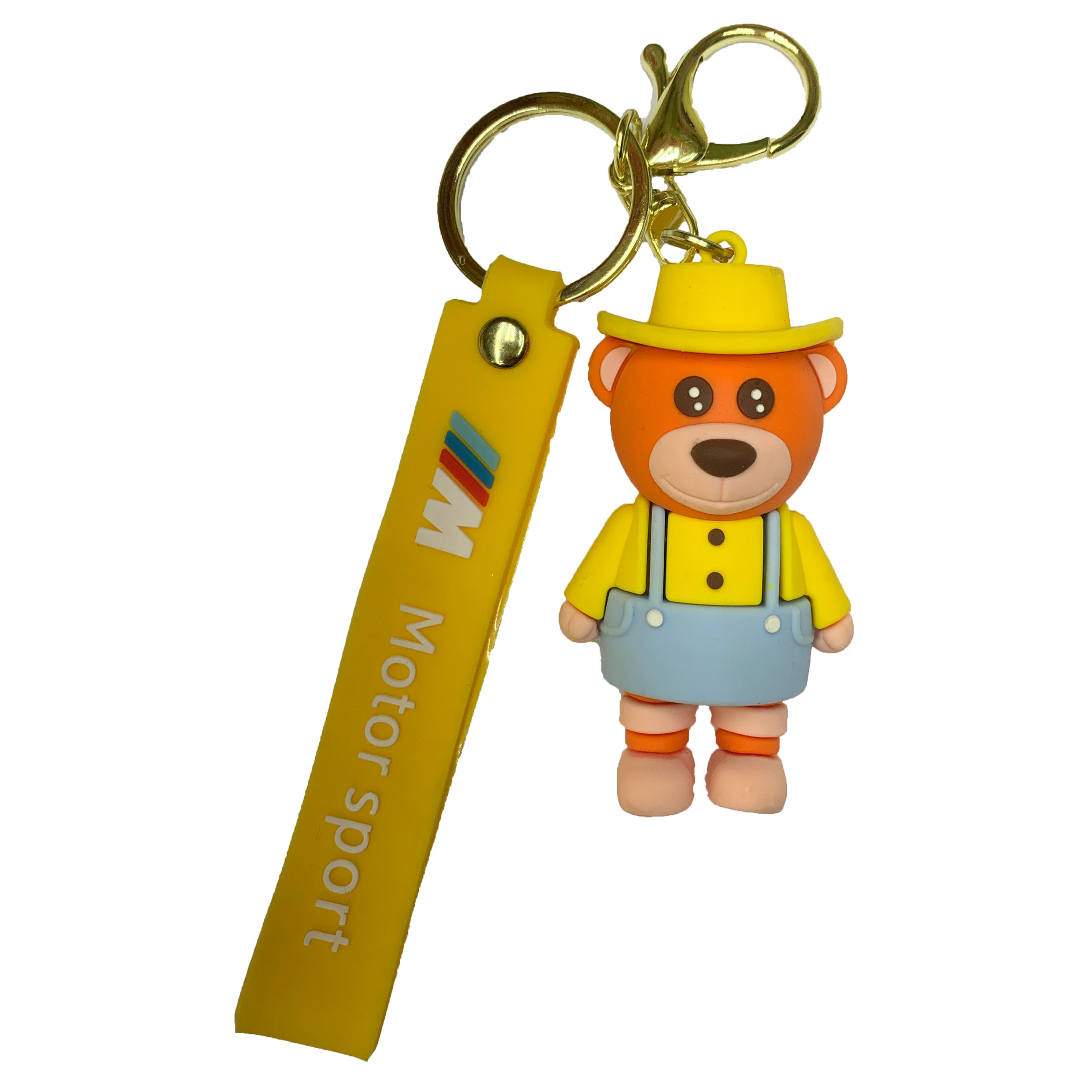 جاکلیدی مدل سیلیکونی طرح خرس باغبان