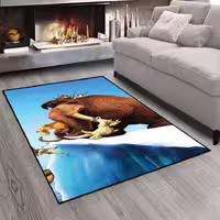 فرش چاپی طرح کارتونی عصر یخبندان PK-5362a
