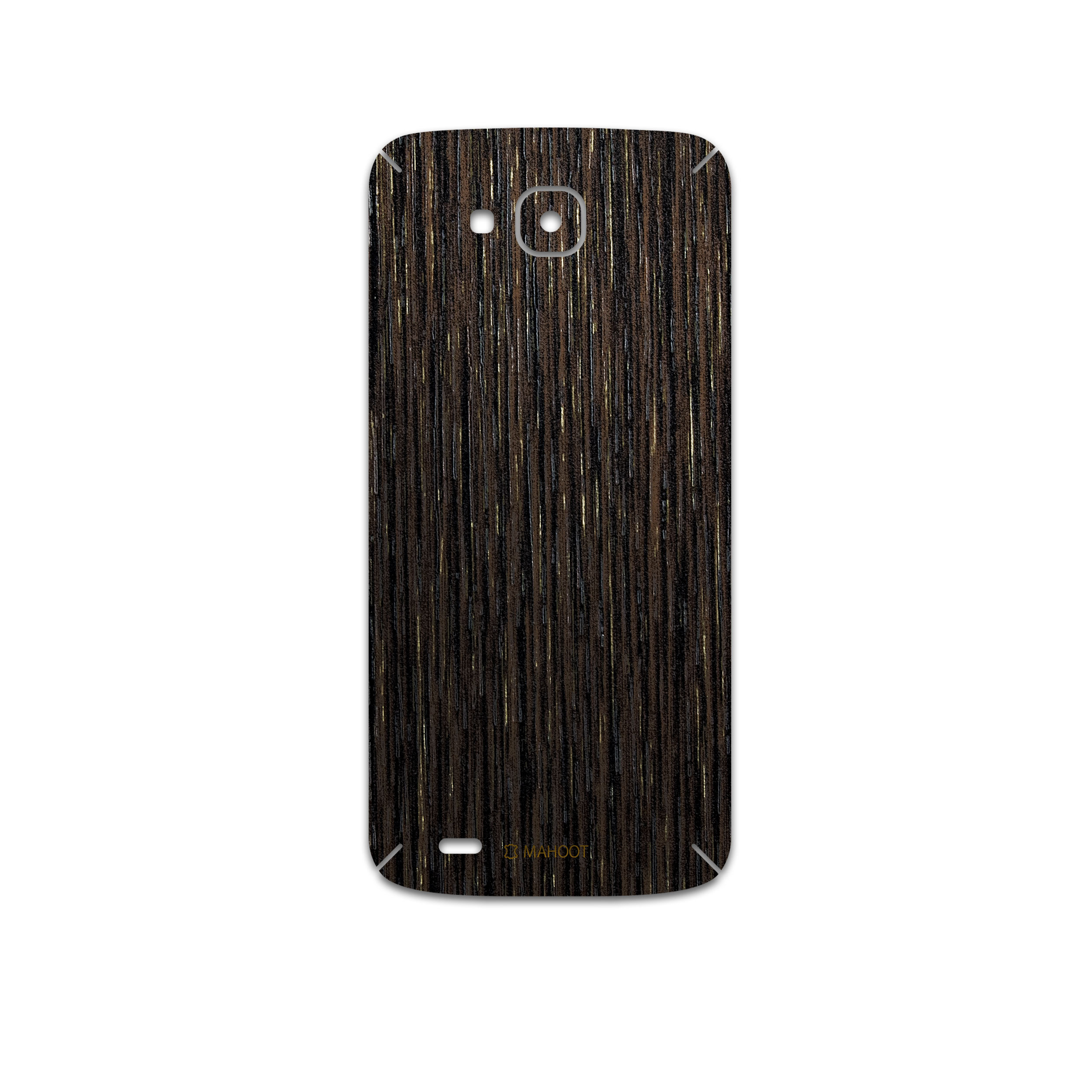 برچسب پوششی ماهوت مدل Dark-Gold-Stripes-Wood مناسب برای گوشی موبایل ال جی X venture