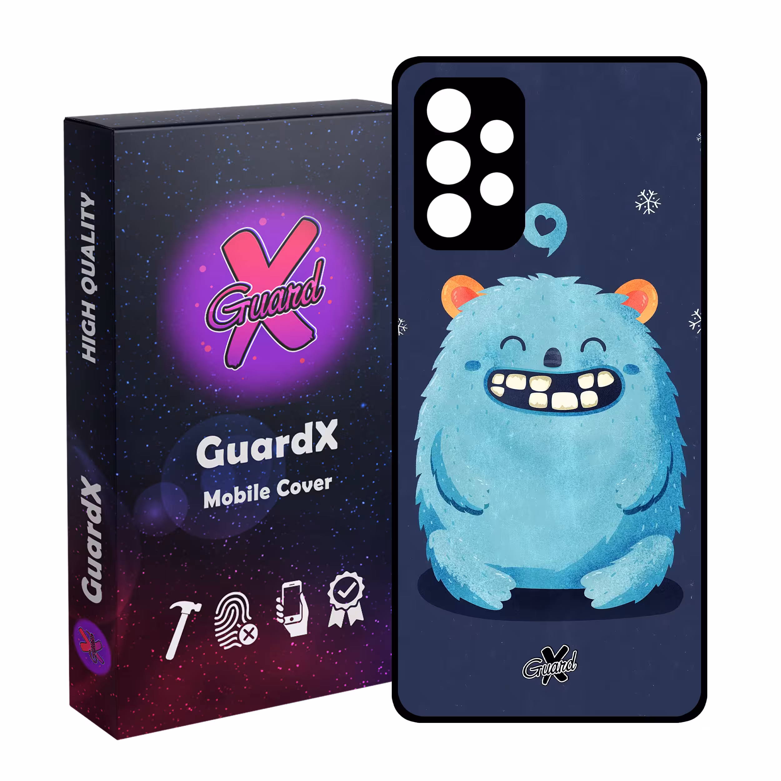کاور گارد ایکس طرح Pet مدل Glass10188 مناسب برای گوشی موبایل سامسونگ Galaxy A72