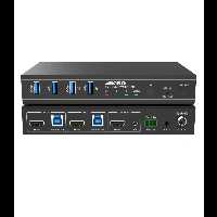 ارسال فوری   گارانتی اصلی شرکتی   کی وی ام سوئیچ 2 پورت HDMI 2.0 و USB 3.0 فرانت FN-K3H21