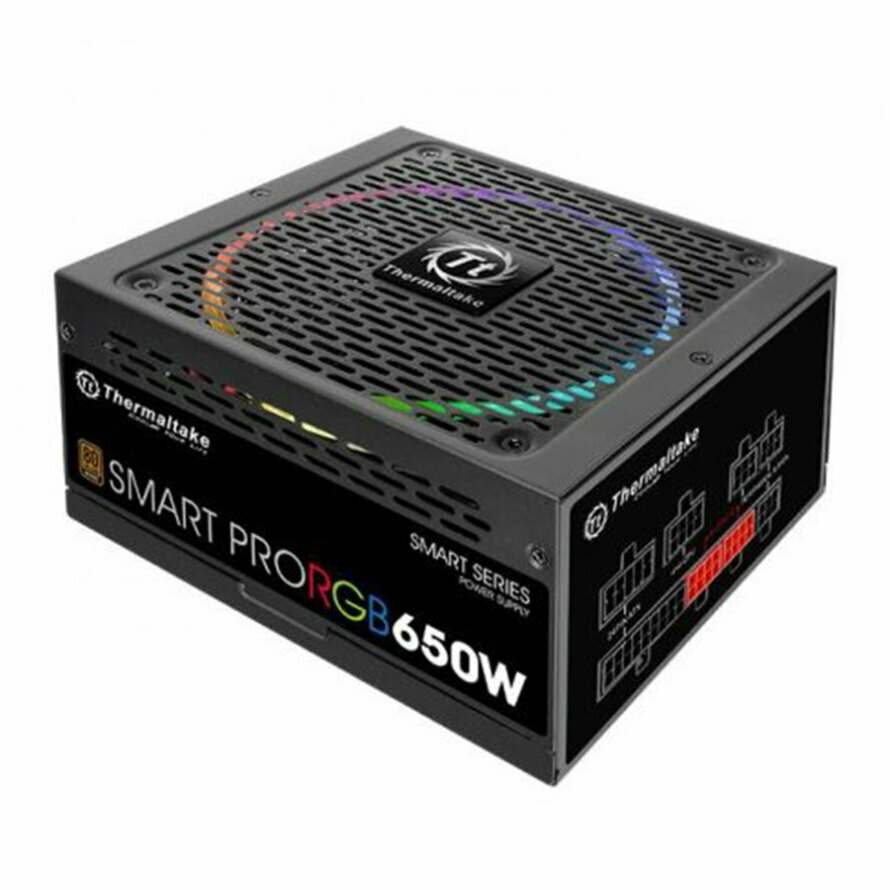 پاور 650 وات ترمالتیک Smart Pro RGB Bronze Full Modular