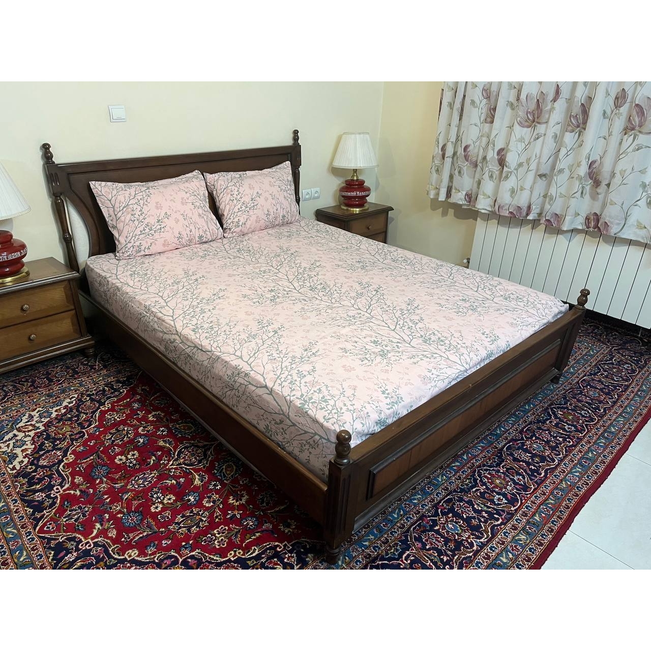 روتختی کشدار ترک طرح سروناز 2 نفره 3 تکه عرض 160