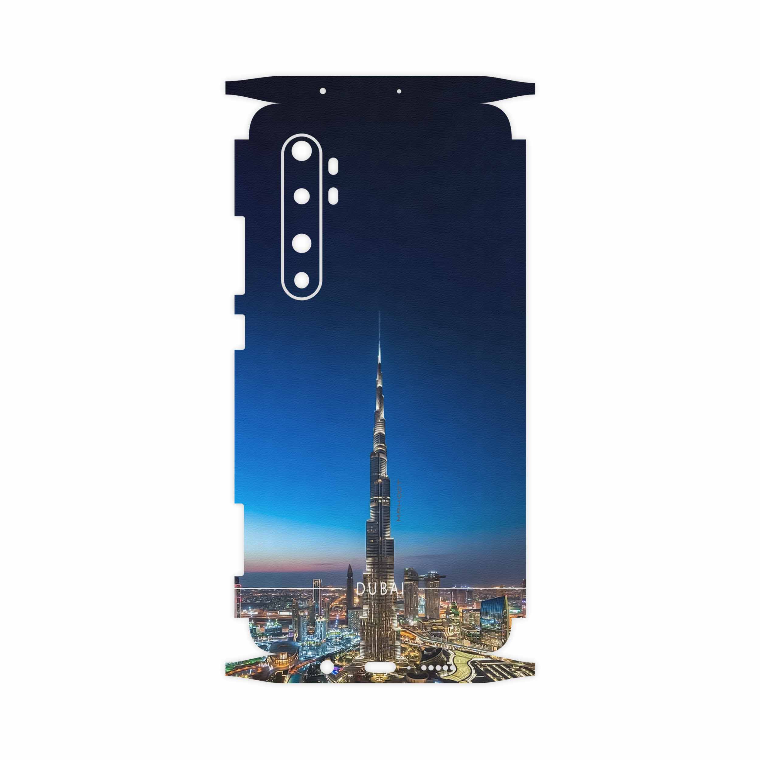 برچسب پوششی ماهوت مدل Dubai City-FullSkin مناسب برای گوشی موبایل شیائومی Mi Note 10 Lite