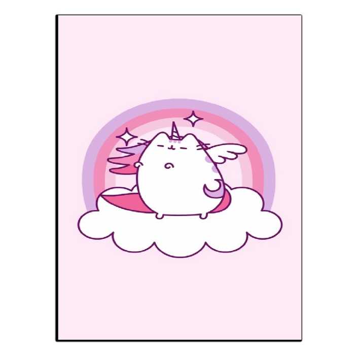 تابلو شاسی بکلیت طرح کارتونی یونیکورن مدل SH-13898