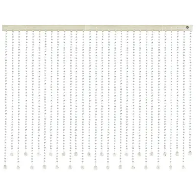 پرده آویز آریا کریستال مدل کوتاه و بلند سایز 150x300 سانتی متر