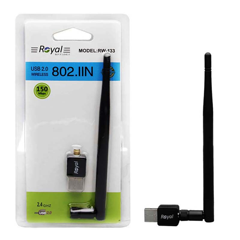 کارت شبکه بی سیم USB رویال Royal RW-133