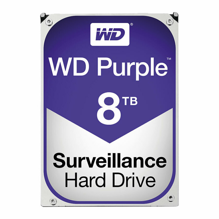 هارد اینترنال وسترن دیجیتال Purple 8TB 128MB Buffer