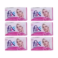 صابون شستشو فیکس مدل British Rose وزن 90 گرم بسته 6 عددی