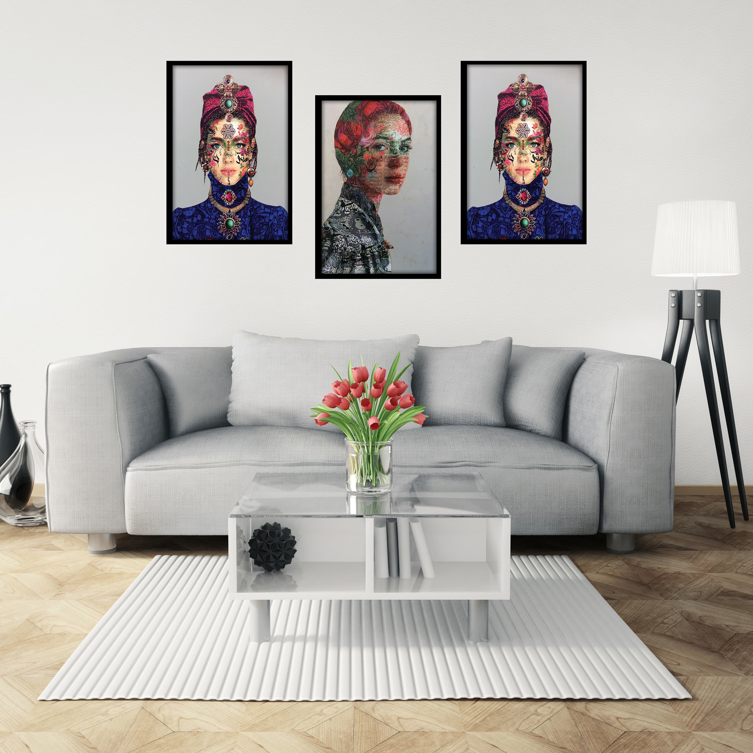 تابلو مدل FB-34 مجموعه 3 عددی