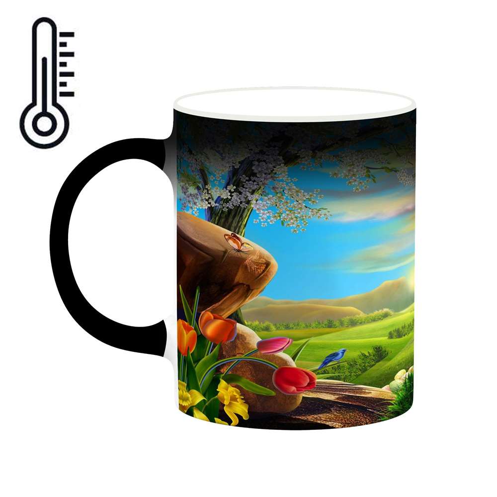 ماگ حرارتی کاکتی طرح مرد جنگلی مدل mgh18185