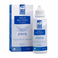 محلول شستشوی لنز آی سی مدل AquaBalance حجم 100 میلی لیتر