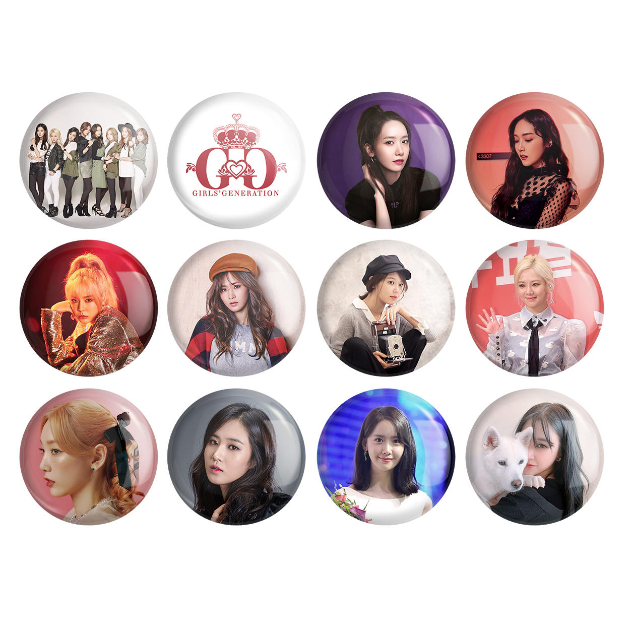 پیکسل خندالو مدل گروه گرلز جنریشن کد 584 مجموعه 12 عددی