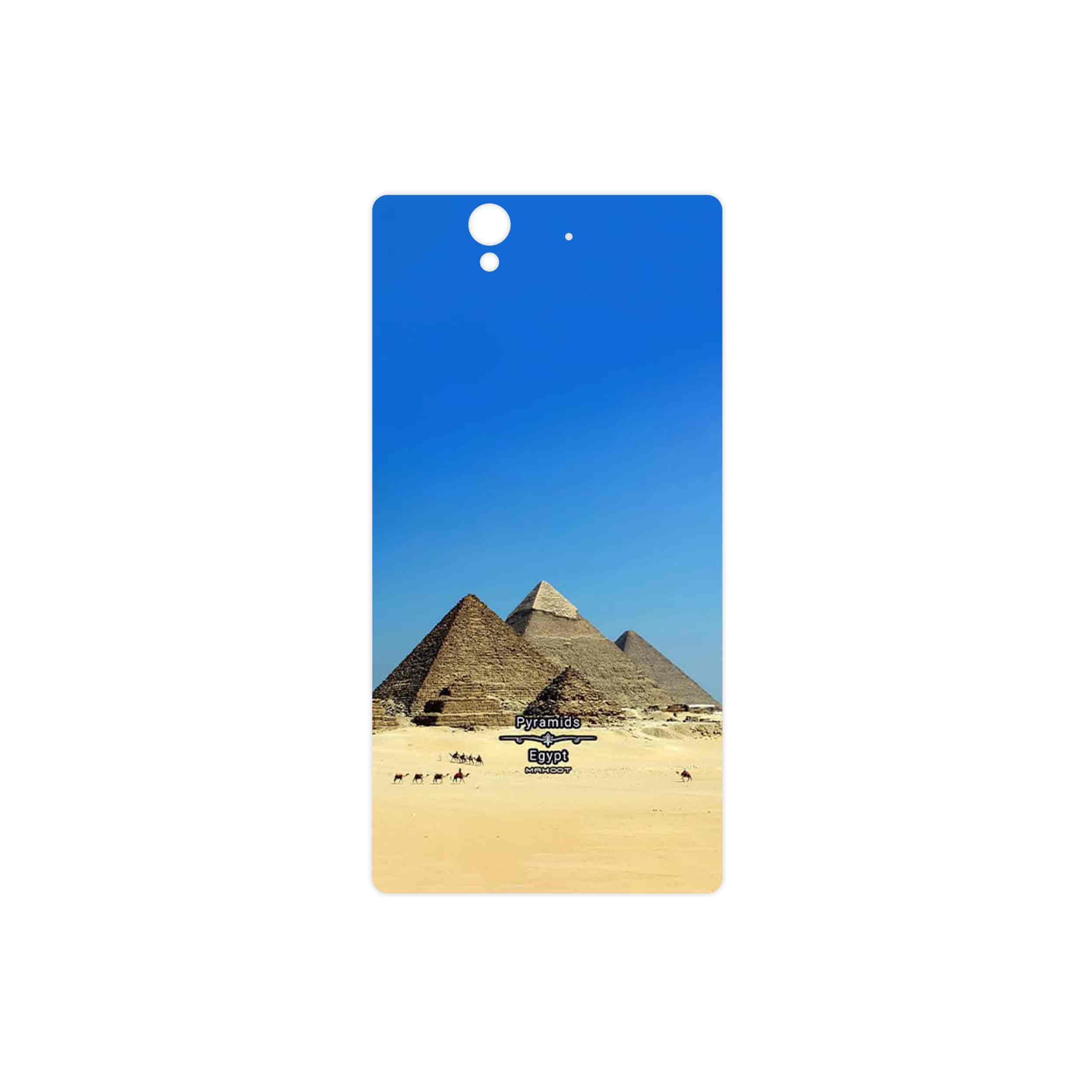 برچسب پوششی ماهوت مدل Pyramids of Egypt مناسب برای گوشی موبایل سونی Xperia X