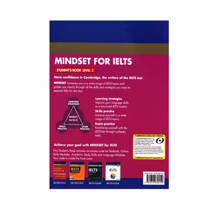 کتاب Cambridge English Mindset For IELTS 2 اثر جمعی از نویسندگان انتشارات الوند پویان
