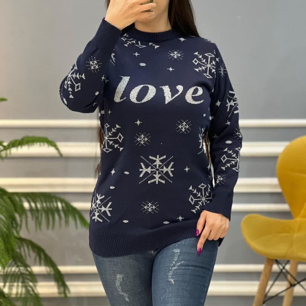 بلوز بافت مدل love