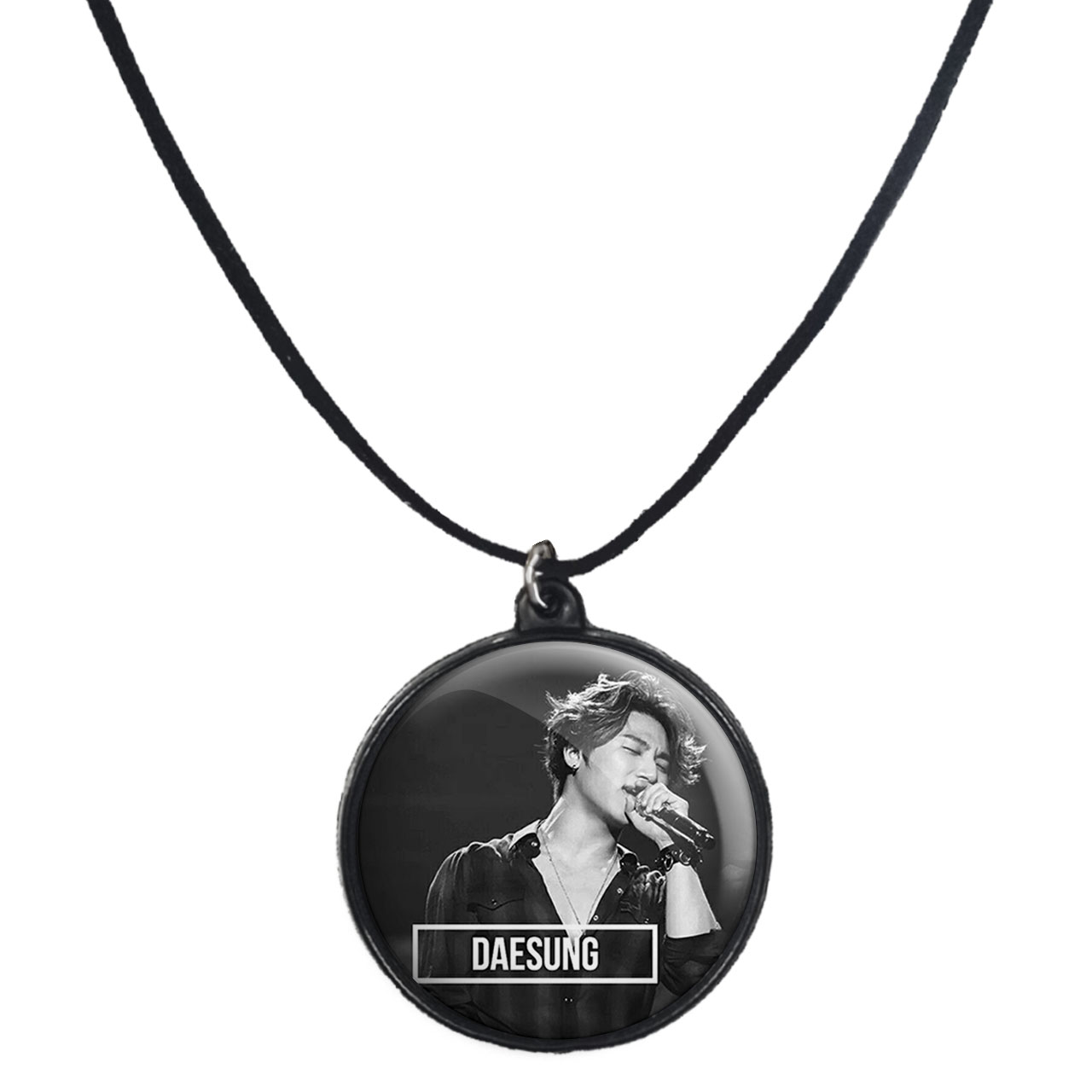 گردنبند پرمانه طرح گروه موسیقی بیگ بنگ کد pmb.15231 مدل دو طرفه