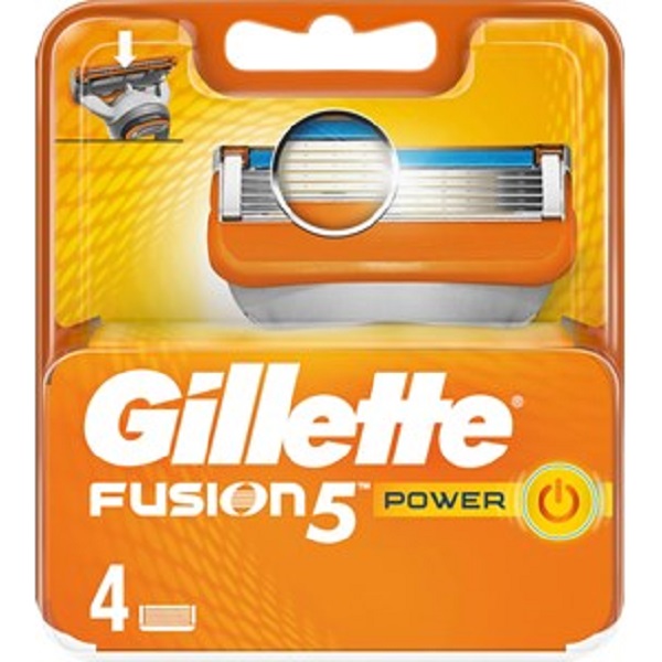 تیغ یدک ژیلت مدل 5 Fusion Power بسته 4 عددی