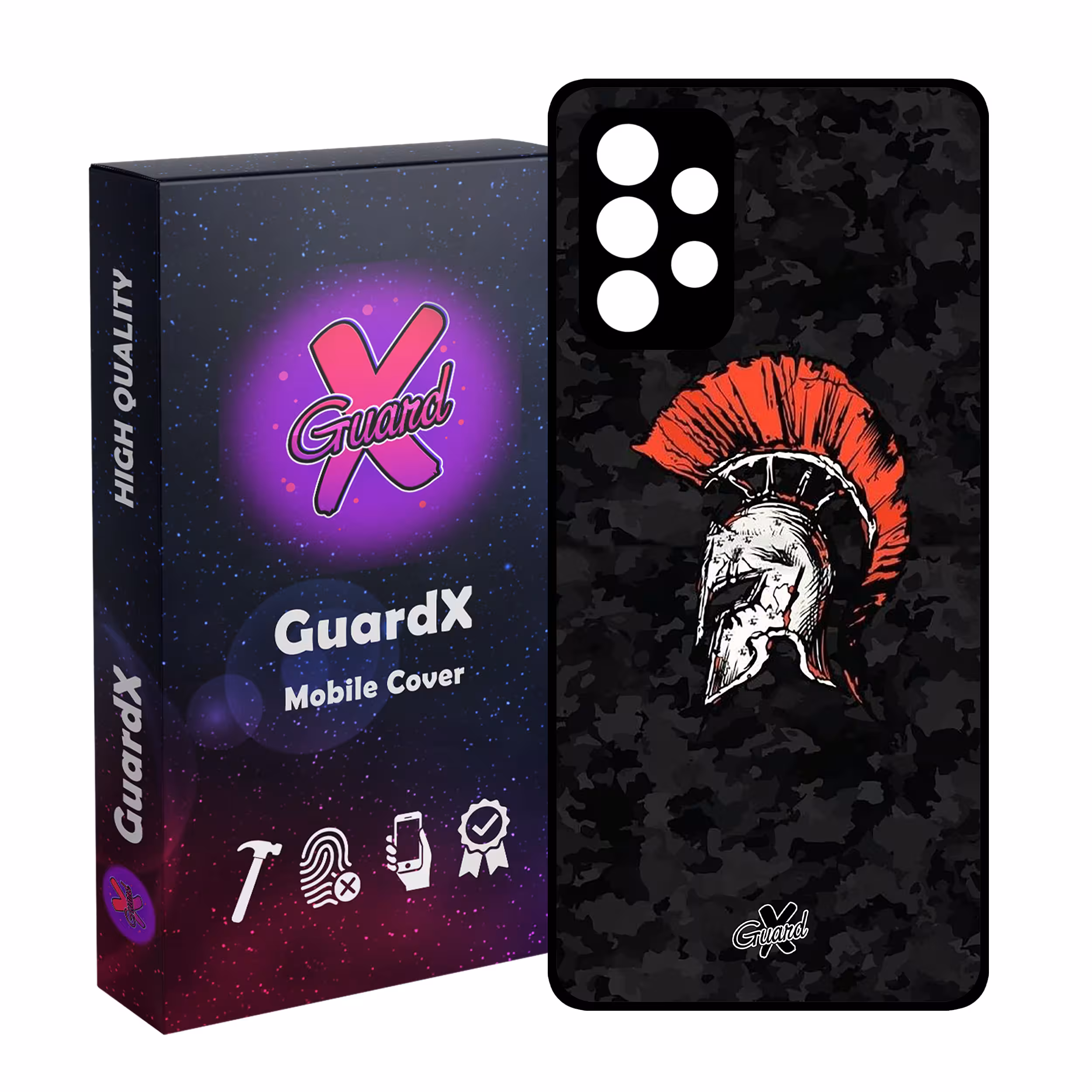 کاور گارد ایکس طرح Gladiator مدل Glass10079 مناسب برای گوشی موبایل سامسونگ Galaxy A32 4G