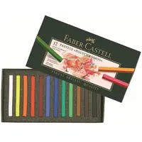 پاستل گچی 12 رنگ فابر-کاستل مدل Polychromos