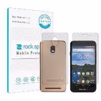 گلس محافظ صفحه نمایش و پشت گوشی Blackberry Aurora مدل نانو هیدروژل شفاف برند راک اسپیس کدSS