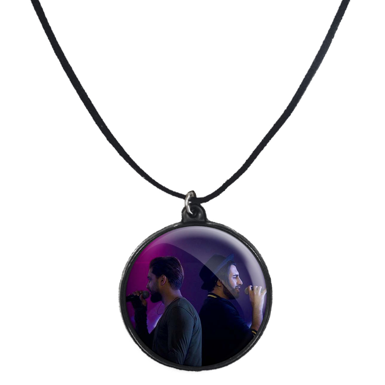 گردنبند پرمانه طرح ماکان بند کد pmb.8579 مدل دو طرفه