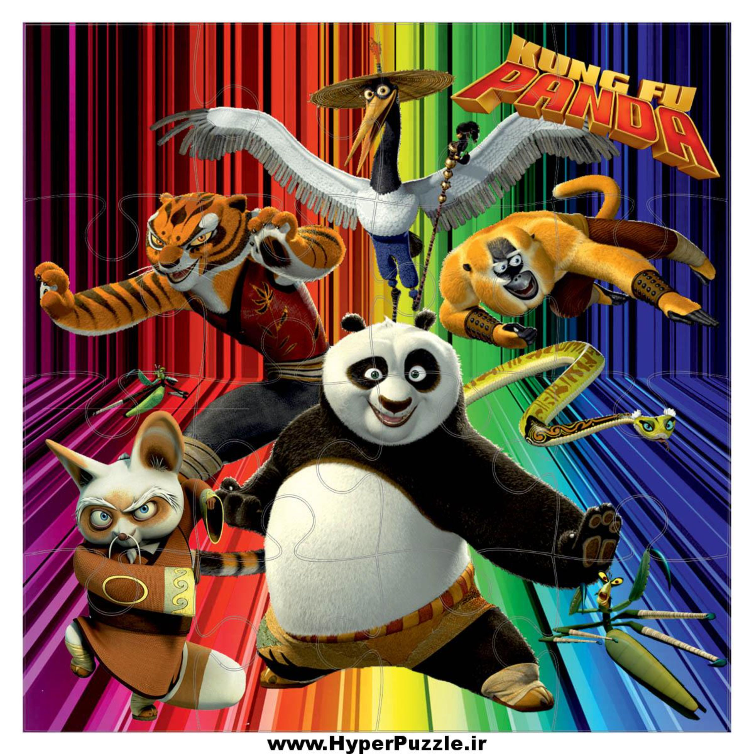 پازل پاندای کونگ فوکار 16 تکه 