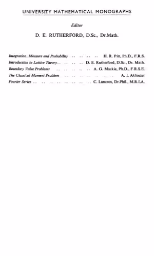 خرید و دانلود نسخه کامل کتاب The classical moment problem and some related questions in analysis