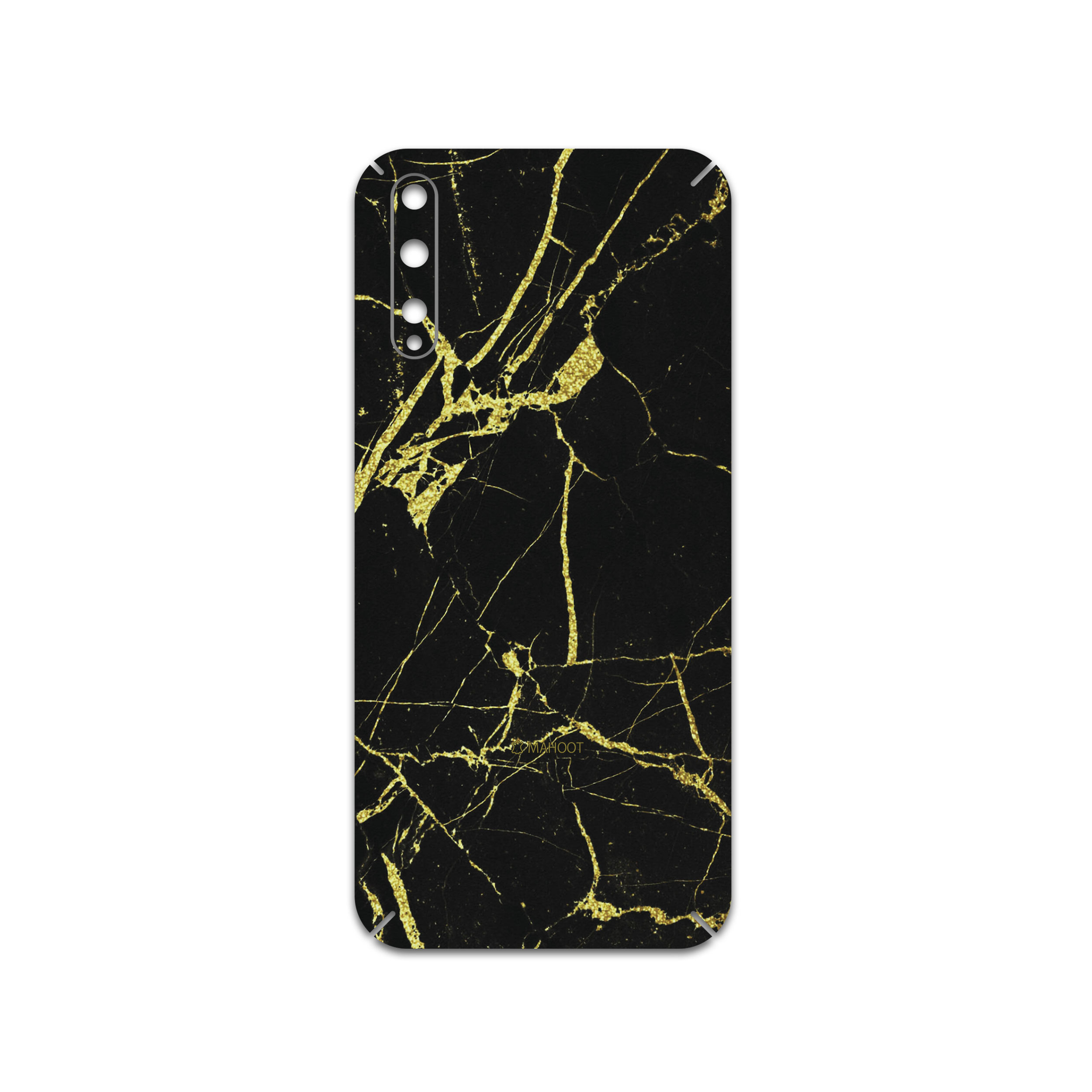 برچسب پوششی ماهوت مدل Graphite-Gold-Marble مناسب برای گوشی موبایل هوآوی Y8p