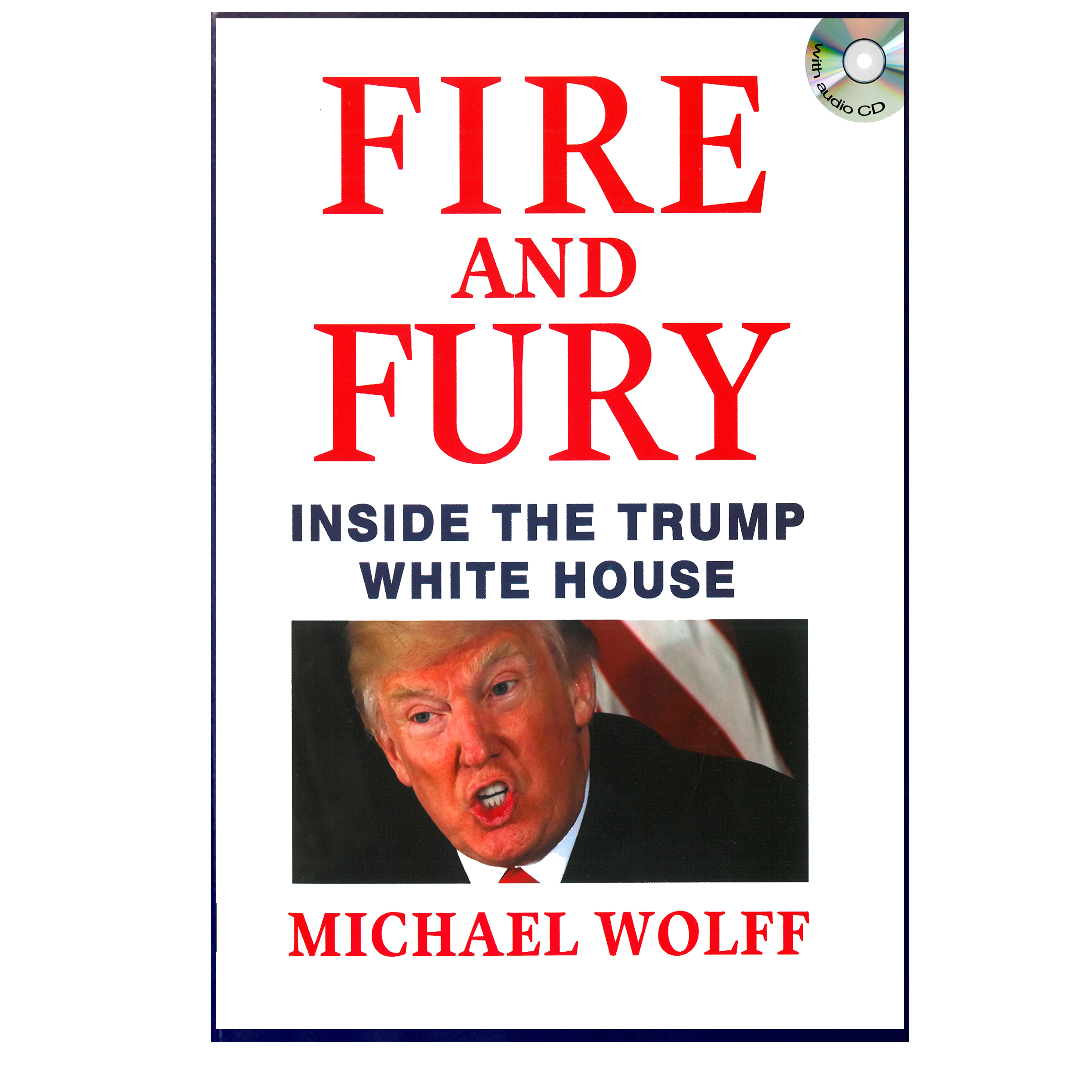 کتاب Fire And Fury inside The Trump اثر Michael Wolff انتشارات هدف نوین