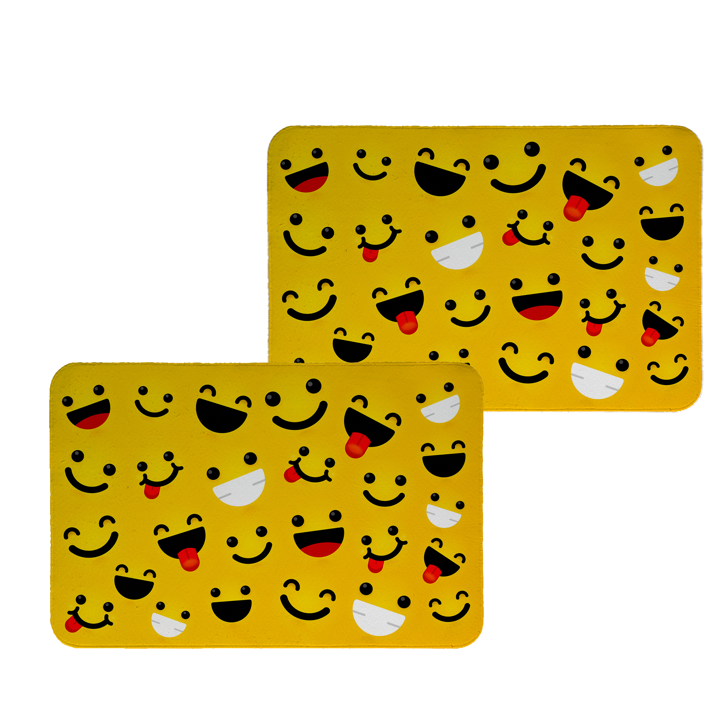 زیربشقابی طرح ایموجی کد 8325 مجموعه 2 عددی
