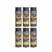 اسپری رنگ رینگ پلاست مشکی دوپلی کالر مدل sprayplast حجم 400 میلی لیتر مجموعه 6 عددی