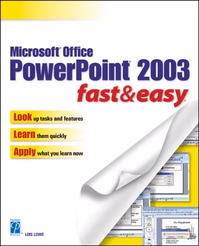 خرید و دانلود نسخه کامل کتاب Microsoft Office PowerPoint 2003 Fast &amp; Easy