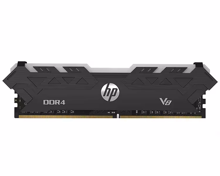 رم دسکتاپ DDR4 تک کاناله 3200 مگاهرتز CL16 اچ پی مدل V8 RGB ظرفیت 8 گیگابایت