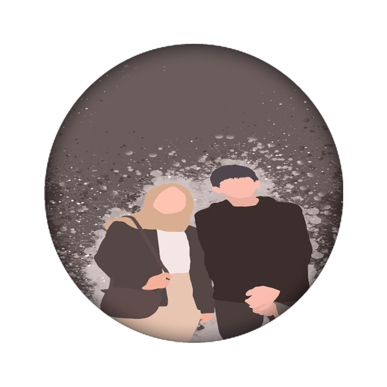 زیر لیوانی مدل دختر و پسر کد 1958