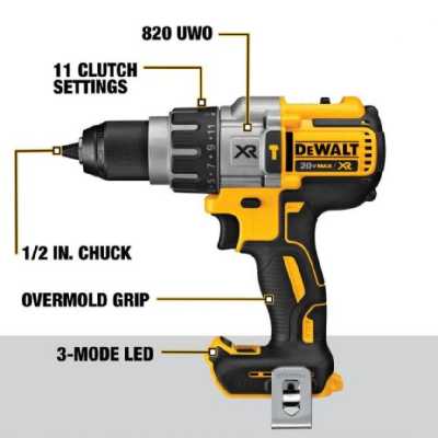 دریل شارژی چکشی دیوالت مدل DCD996