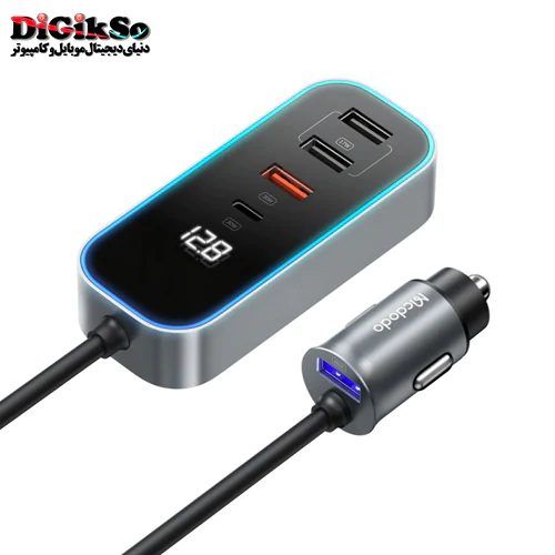 شارژر فندکی 5 پورت 107 وات مک دودو مدل CC-1900