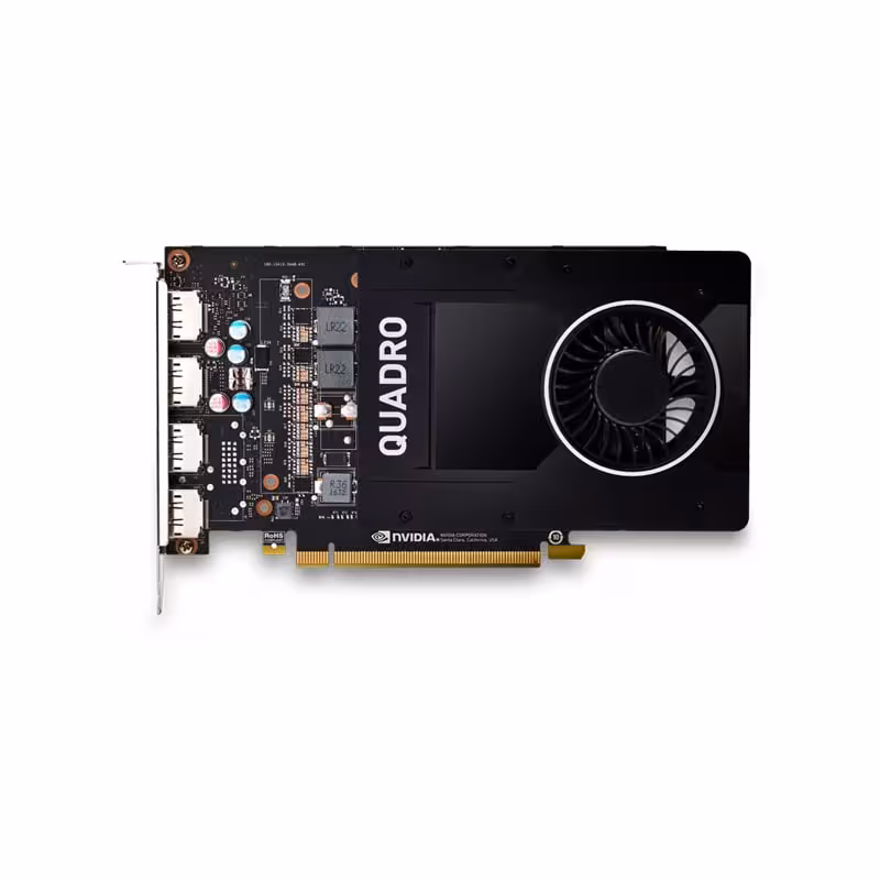 کارت گرافیک پی ان وای Quadro P2200 5GB GDDR6 with ECC