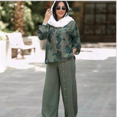 پیراهن و شلوار زنانه شانتون مدل دلانا
