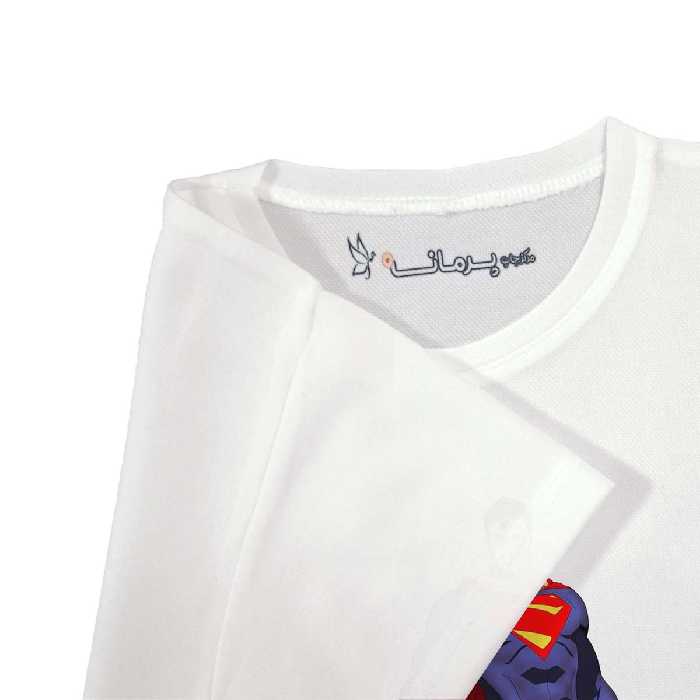 تی شرت بچگانه پرمانه طرح superman کد pmt.2868