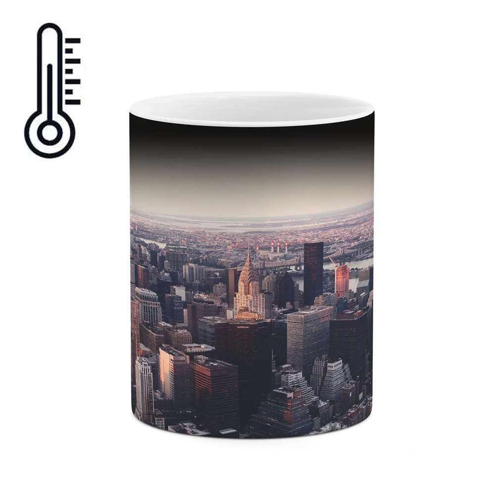 ماگ حرارتی کاکتی طرح شهر مدل mgh13318