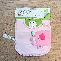 پیشبند نوزادی گلدوزی و تکه دوزی دخترونه مارک cocalo