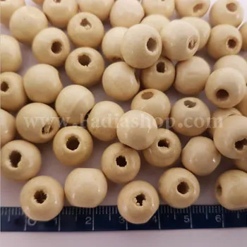 مهره چوبی 12 گرد کرم بسته ای