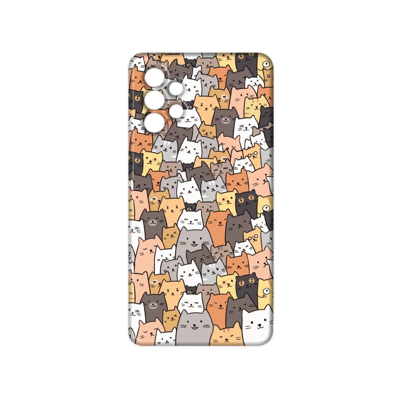 کاور مدل گربه کد 129 مناسب برای گوشی موبایل سامسونگ galaxy A33 