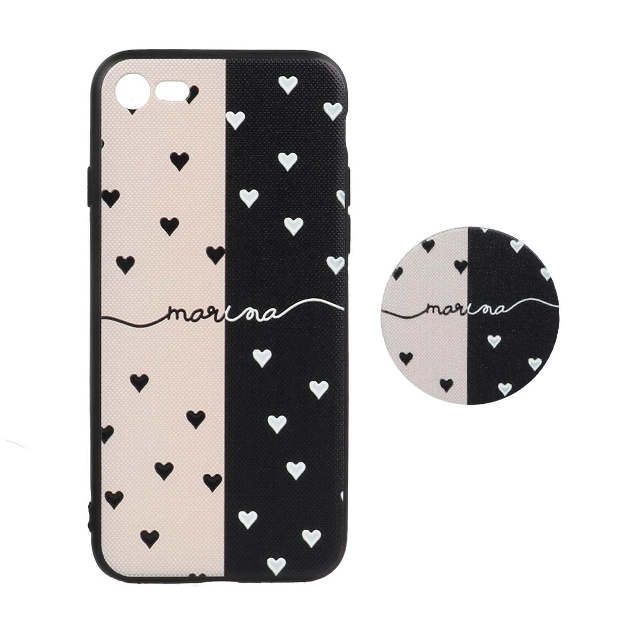 کاور مدل 3204 مناسب برای گوشی موبایل اپل iPhone 7/8 به همراه پایه نگهدارنده