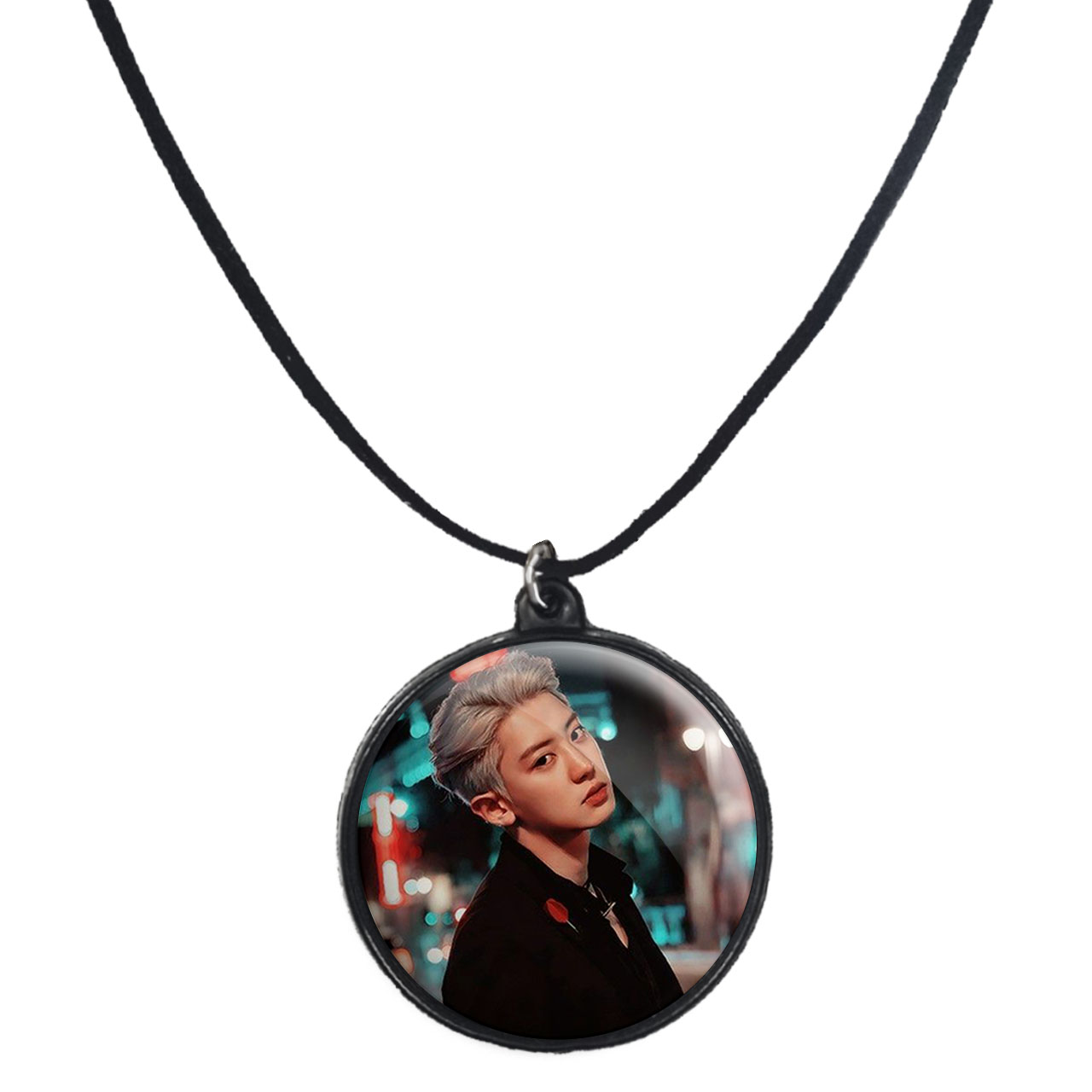 گردنبند پرمانه طرح exo کد pmb.13860 مدل دو طرفه