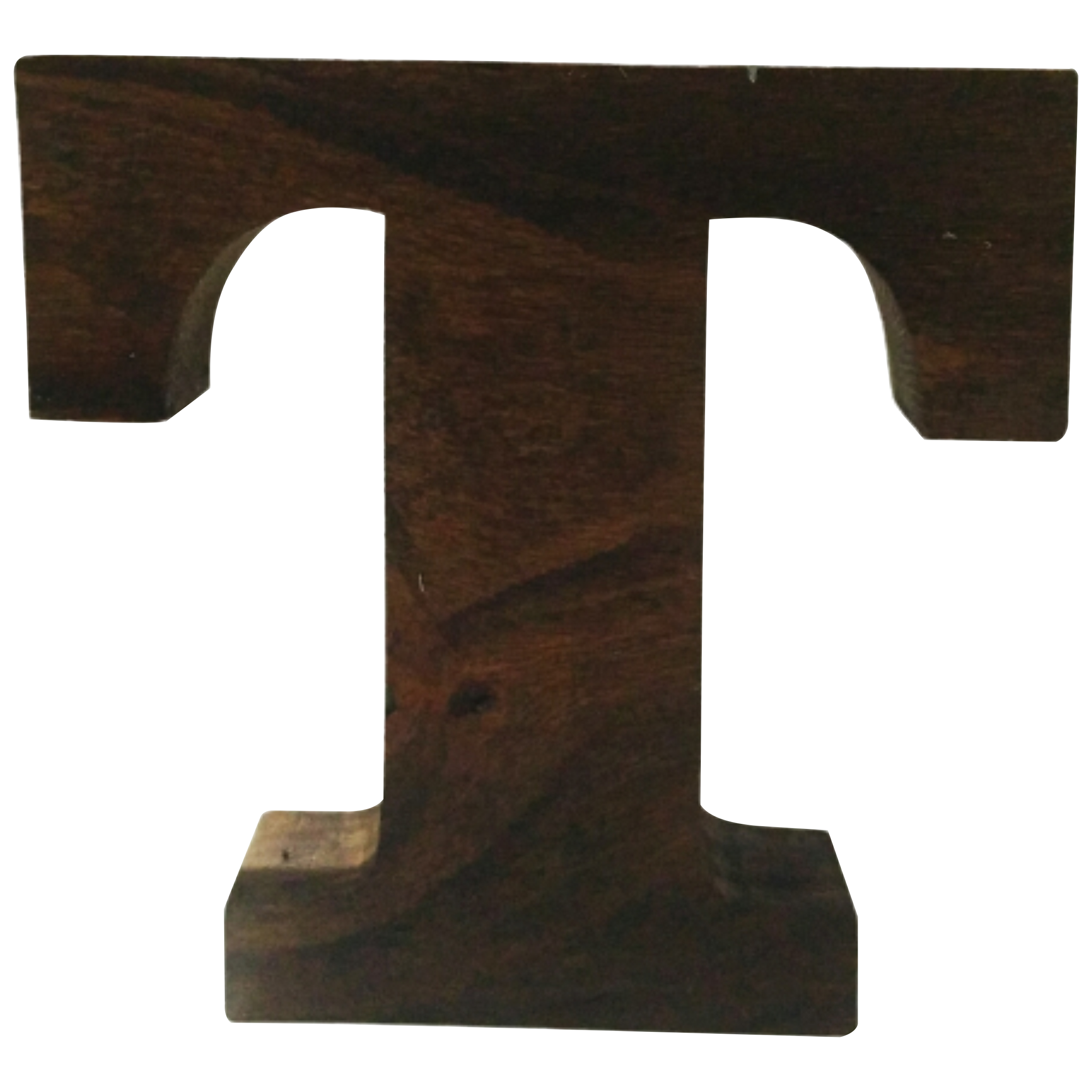 دکوری مدل حرف T چوبی