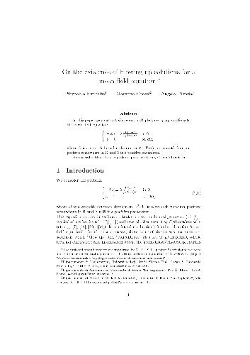 خرید و دانلود نسخه کامل کتاب On the existence of blowing-up solutions for a mean field equation